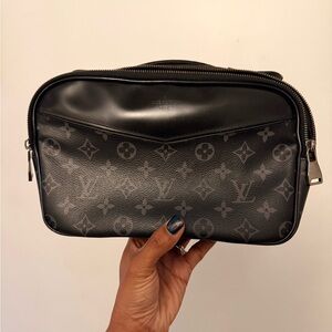 Louis Vuitton Black Monogram Eclipse Toiletry Pouch